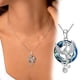 thumbnail image 3 of Collar Firebird Phoenix - Cadena ajustable de 45-50 cm, simbolismo de Rising from Ashes, colgante de plata esterlina, 3 of 3