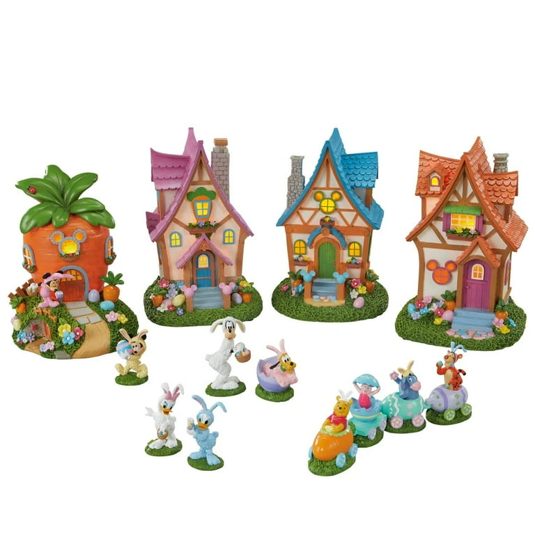 Disney Easter Spring Village, 13-Piece Set - Walmart.com