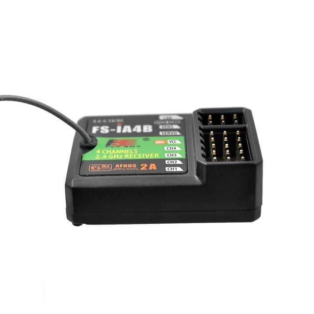 Flysky FS-iA4B Récepteur de Voiture et Bateau RC 2,4 GHz 4 Ch 4,0-6,5 V CC pour FS-I10 FS-I6 FS-GT2F FS-GT2G