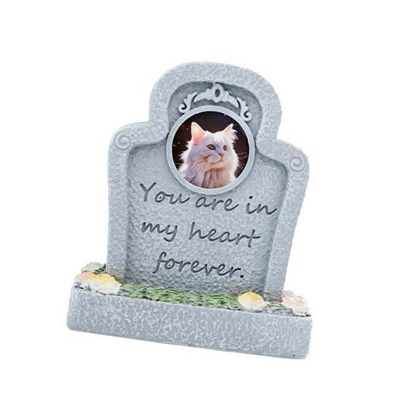 Pet Memorial Tombstone Dog Grave Marker Resin Headstones for Pet Memorial Parks