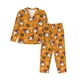 thumbnail image 1 of Fotbe Halloween Witches Gnome Conjunto de Pijama de Manga Larga para Mujer con Estampado, Ropa de Dormir de 2 Piezas, Conjunto de Casa Suave y Cómodo con Bolsillos-XX-Large, 1 of 7