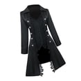 thumbnail image 4 of TISHITA Vintage Steam Ladies Coat Jacket Gothic Long Sleeve Swallowtail Jacket L, 4 of 6