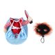 thumbnail image 4 of Disfraz de perro de muñeca mortal novedad divertida ropa de fiesta para mascotas ropa de cosplay para mascotas adecuada para cachorros grandes y medianos (S) Sincero Electrónica, 4 of 5