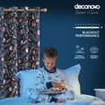 thumbnail image 4 of Deconovo Blackout Curtains Print Space Adventure Room Darkening Kids Curtains for Bedroom W52 X L63 inch Indigo 2 Panels, 4 of 7