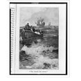 thumbnail image 2 of Historic Framed Print, The caravels had arrived"", 17-7/8" x 21-7/8", 2 of 9