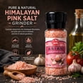 thumbnail image 7 of AHS Himalayan Pink Salt Grinder, Coarse Grain Pink Salt Crystals, Natural Pure Food Grade Himalayan Salt, Mineral Rich Seasoning for Cooking & Kitchen Use, 115g Bottle (Pack of 4), 7 of 7