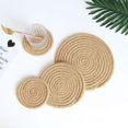 thumbnail image 5 of XKHHLH 10 Pcs Hot Pot Pads for Table Large Trivets Set, Woven Trivets for Hot Dishes - Kitchen Dish Plate Dinner Mat Modern Cotton Round Woven Trivet Placemats Pot Holders Protector for Bowls, 5 of 7