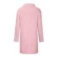 thumbnail image 4 of Cardigan for Women Zpanxa Hood Cardigan for Women, Plus Size Winter Warm Sweater Outwear, Single Breasted Long Sleeves Coat with Pocket Pink M, 4 of 4