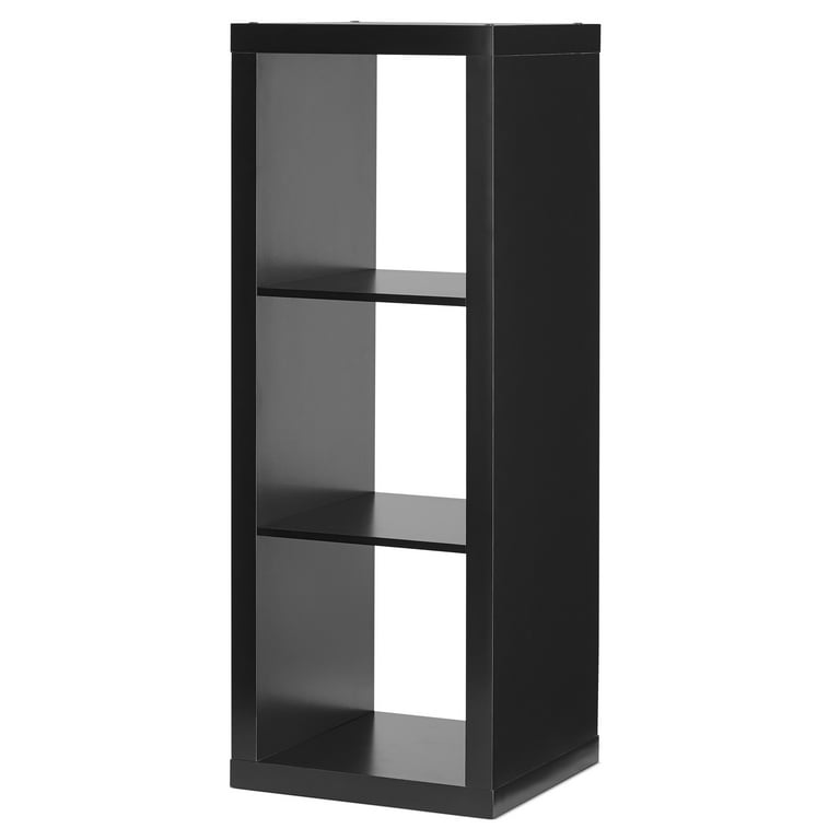 Better Homes & Gardens 5-Cube Vertical Storage Organizer, Solid Black