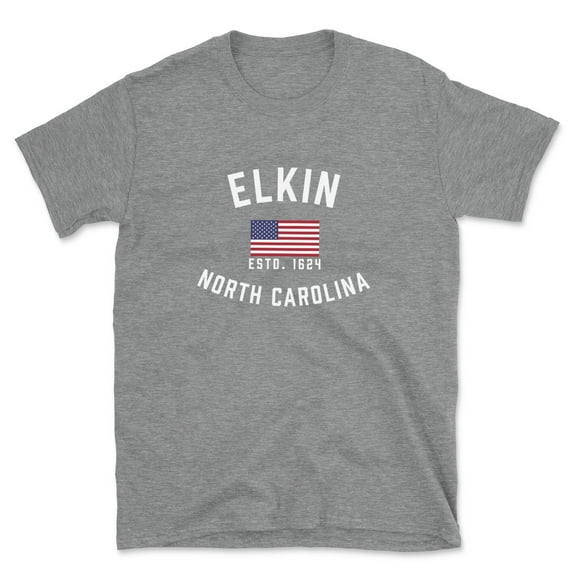 Elkin North Carolina Patriot Men's Cotton T-Shirt