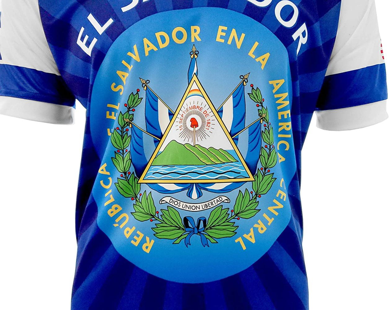 Uniform El Salvador Local Arza color blue white For Kids and Adults 