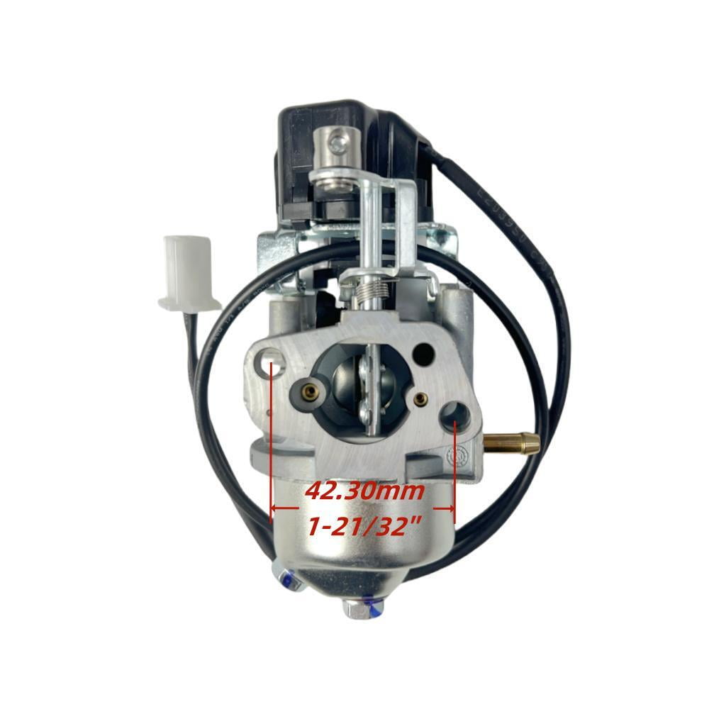 POWER PRODUCTS Carburetor with fuel line and stepper motor- Replacement for Predator Open Frame Inverter Generator 4550-Watt Surge 3650W Running (SKU# 59192, 59189, 59303)
