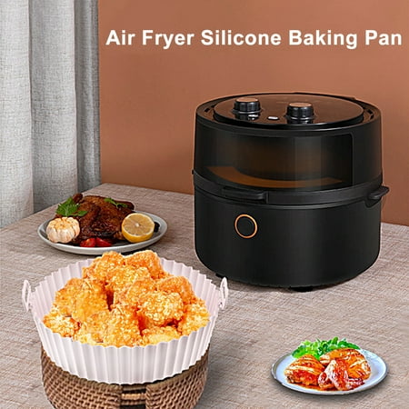 

Visland Food Grade Heat Resistant Air Fryers Liner Soft Lines Air Fryers Inside Silicone Pot Kitchen Accessories