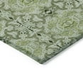 thumbnail image 5 of 5' X 8' Artichoke Green And Fern Green Medallion Washable Indoor Outdoor Area Rug, 5 of 5