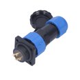 thumbnail image 3 of Square Waterproof Plug Socket, Copper Contacts Industrial Connector Adapter  Conductivity SP20 AC 380V  For Electronic Equipments For Communications, 3 of 8