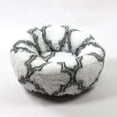 thumbnail image 3 of Soft Plush Round Cat Bed for Small Pets, Queta Dog Bed, Grey, 50cm, 3 of 5