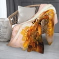 thumbnail image 2 of PHELIKA Honey Bees Sunflowers 03 All Season Soft Throw Blanket Lightweight Flannel Fleece Blankets 40" x 50", 2 of 8