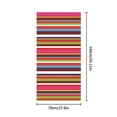 thumbnail image 3 of HOZVOMI Striped Beach Towel Fast Dry Microfiber Travel Towel Sand Repellent Lightweight Portable Beach Mat for Swimming Camping Pool Use, 3 of 6
