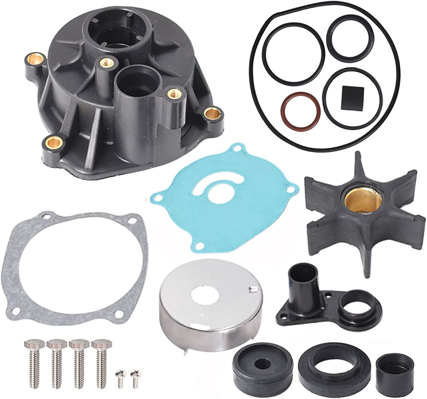 Water Pump Impeller Repair/Rebuild Kit For 85-300 Hp Johnson Evinrude 5001594 - Foto 7