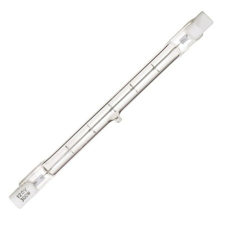- Satco S3104 300W 120V R7s Double Ended halogen light bulb