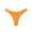 Orange, variant on Women's Cheeky Brazilian Cut Bikini Bottom Seamless Low Rise Bathing Suit Swim Bottom