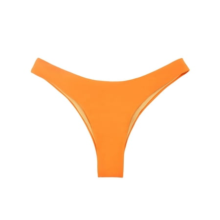 Ocean Blues Women s Cheeky Brazilian Cut Bikini Bottom Seamless Low Rise Bathing Suit Swim Bottom