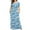 Light Blue, variant on Sakmal Crew Neck Plus Size Summer Dresses Maxi Blue Pleated Floral with Pocket Short Sleeve A-Line Dress