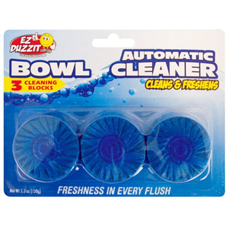 6 Automatic Bleach Toilet Bowl Cleaner Stain Remover Blue Tabs Tablet Flush (Best Way To Clean Toilet Bowl Stains)