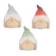 thumbnail image 2 of Evergreen Ceramic Small Gnome Garden Statuary Set of 3, 2 of 2