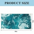 thumbnail image 5 of 2 Pack Magnetic Fluorescent Light Covers, 2x4 Ft,Summer Ocean Waves Watercolor Animal Blue Shark Magnetic Light Covers for Ceiling Lights Classroom Office Home Decor, 5 of 9