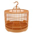 thumbnail image 1 of MOVTOTOP Small Round Plastic Bird Cage for Parakeet Cockatiel Hanging Design 1 Set, 1 of 8
