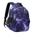 thumbnail image 2 of ALAZA Purple Lightning Marble School Backpack Elementary Bag Bookbag Travel Rucksack, 2 of 6