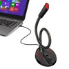 TSV USB Desktop Microphone PC Computer Microphone Recording Mic Fit for Windows 7/8/10, Mac, Laptop, Games - Omnidirectional Studio Microphone for Gaming Streaming YouTube Podcasting, Mute Button