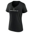 thumbnail image 2 of Women's Black Inter Miami CF Victory Arch Logo V-Neck T-Shirt, 2 of 3