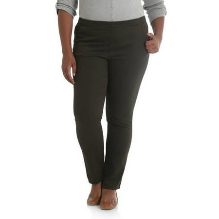 Womens Stretch Twill Pants - Women's Plus Stretch Twill Pull On Pant