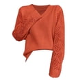 thumbnail image 4 of Sweater for Women, V Neck Sweaters for Women, Lightweight Knit Pullover Top, Long Sleeve Casual Fall Top for Everyday Style and Wear, 4 of 4