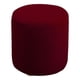 thumbnail image 1 of Funda elástica redonda para otomana, reposapiés, funda para sofá, otomana de almacenamiento para sala de estar Funda Silla Redonda Vino Tinto, 1 of 7
