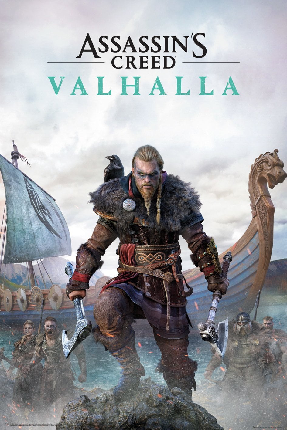 ASSASSIN&amp;#39;S CREED: VALHALLA - GAMING POSTER (GAME COVER) (SIZE: 24&quot; x 36&quot;)