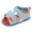 Light blue, variant on asdoklhq Baby Shoes,Baby Kids Boys Girls Sandals Summer Shark Soft Flat Shoes Infant First Walkers