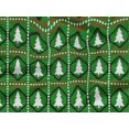 thumbnail image 5 of oneOone Rayon Green Fabric Merry Christmas Sewing Craft Projects Fabric Prints By Yard 56 Inch Wide, 5 of 5