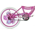 thumbnail image 3 of Wonder Wheels 20 In. Girl's BMX S-Type Frame Bicycle Coaster Brake One Piece Crank Pink Rims White Tire Kid's Bike – Pink, 3 of 9