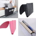 thumbnail image 5 of Felt Bedside Caddy Anti-Slip Hanging Storage Bed Rails Dorms Bunk Beds Book Remote Organiser, 5 of 10