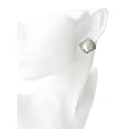 thumbnail image 6 of Time and Tru Women's Silver Plated Metal 3 Pair Hoop Earring Set, 6 of 8