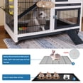 thumbnail image 3 of Conejera FunXplore para interiores y exteriores con protectores de orina de 2 pisos, 3 of 6