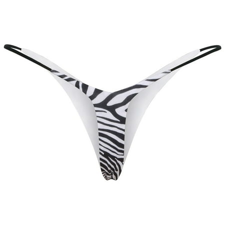 

Panties for Women Printed/Solid Color Thong Low Wasit Underpants
