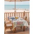 60x120 Inch Outdoor Tablecloth with Umbrella Hole Zipper Rectangle ...