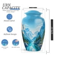 thumbnail image 2 of Mountain Memorial Urns For Human Ashes Adult Female - Blue Urns For Adult Male - Purple Funeral Urn For Man And Woman, 1 Large & 4 Keepsake - Memorial Urn For Human Ashes Mom & Dad - 10 & 3 Inch, 2 of 7