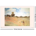 thumbnail image 2 of Claude Monet - Les Coquelicots Poster 17.5" x 11.5" Laminated, 2 of 6