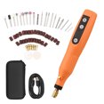 thumbnail image 1 of Portable Rotary Tool Set Mini Cordless Grinder Handheld Rechargeable Electric Drill USB Charging 5-Speed with, 1 of 8