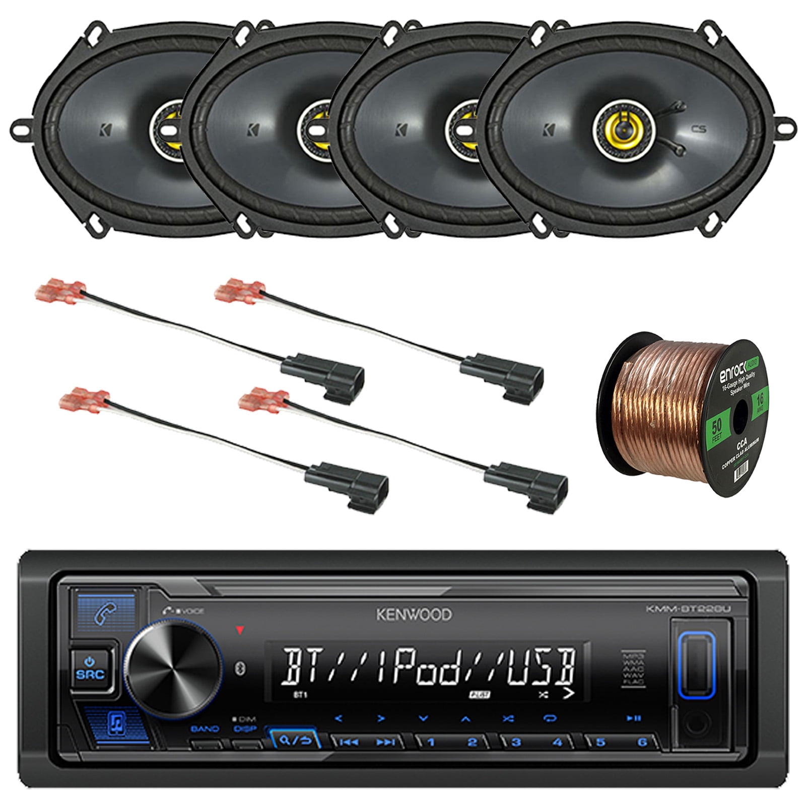 Kenwood Bluetooth USB AUX AM/FM Spotify Ready Stereo Digital Media